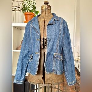 VTG Bill Blass Denim Blazer